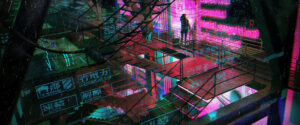 environnement de jeu immersif avec ambiance lumineuse illustrant une experience sonore riche
